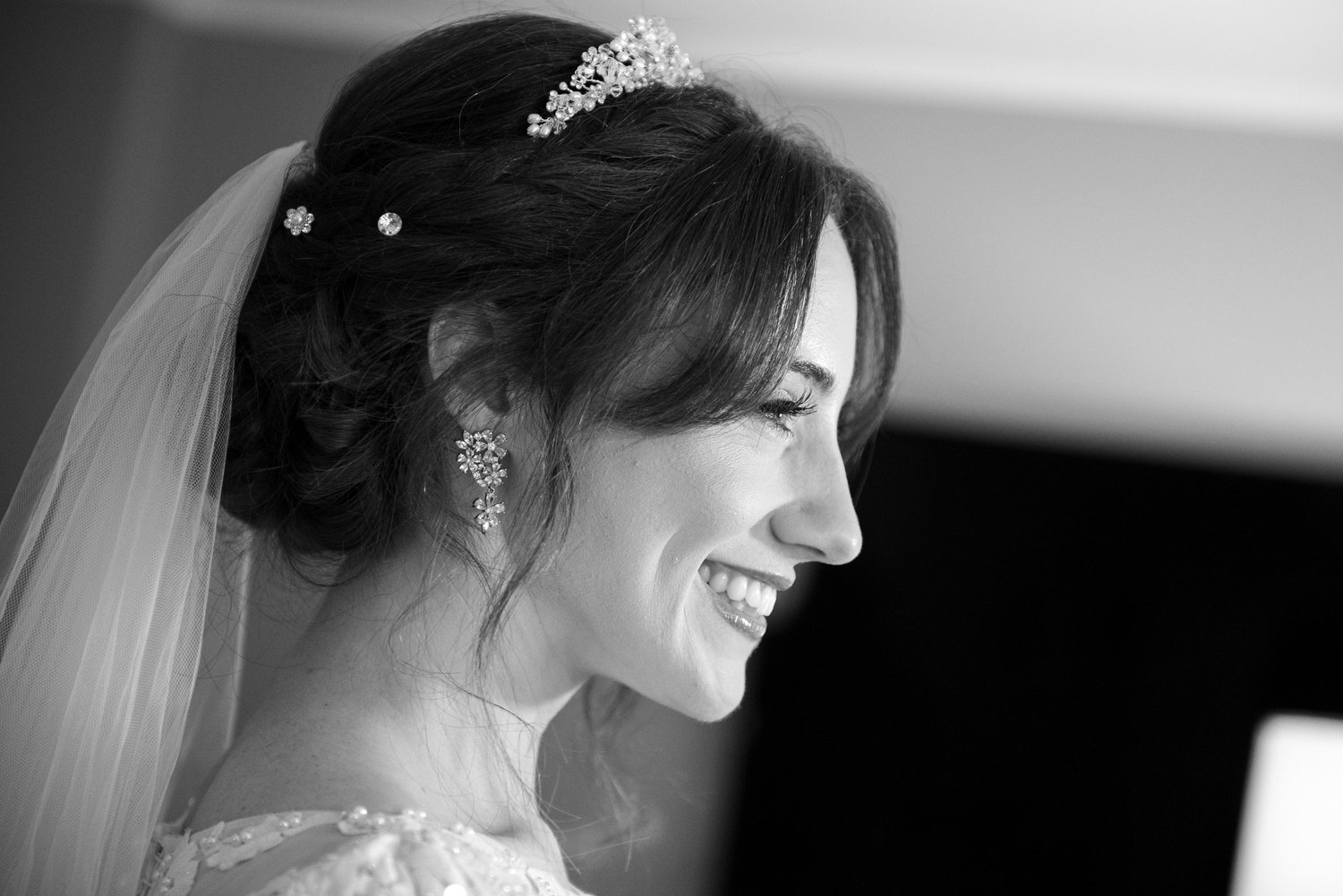A quiet moment before the ceremony